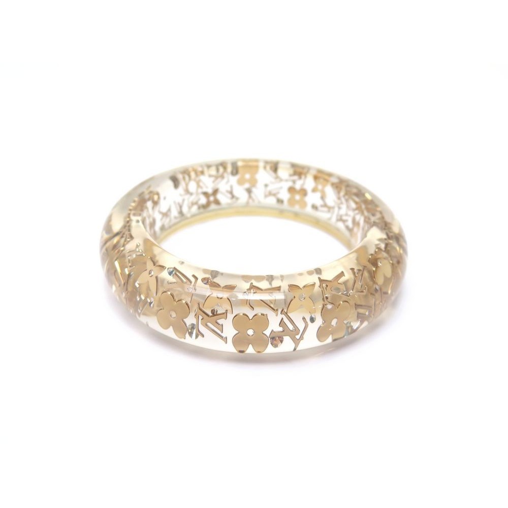 vuitton clear resin bangle