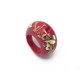 NEUF BAGUE LOUIS VUITTON INCLUSION MONOGRAM LV T53 EN RESINE ROUGE RED RING 310€