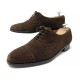 CHAUSSURES JOHN LOBB RICHELIEU SEYMOUR 6.5E 40.5 DAIM MARRON SUEDE SHOES 1350€