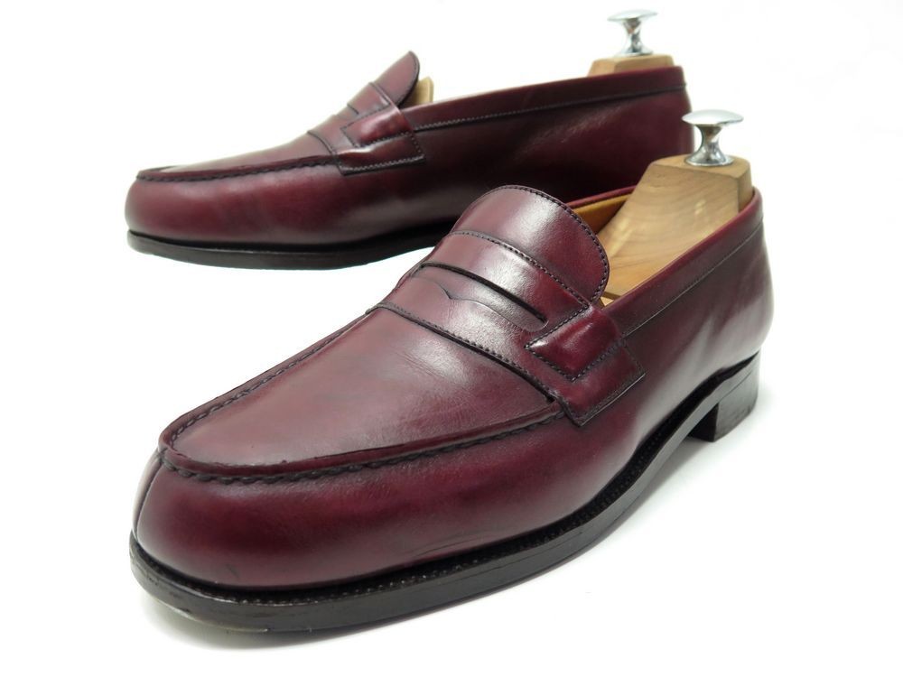 chaussures jm weston mocassins 180 6c 40 en cuir