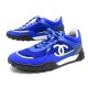 NEUF CHAUSSURES CHANEL G34086 TENNIS LOGO CC 38 CUIR TOILE BASKETS SNEAKERS 770€