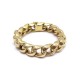 BRACELET MAILLONS GOURMETTE EN OR JAUNE 18K TAILLE 18 CM 64GR YELLOW GOLD JEWEL