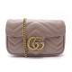 NEUF SAC A MAIN GUCCI SUPER MINI GG MARMONT 476433 CUIR 