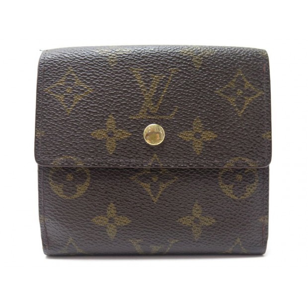 PORTEFEUILLE LOUIS VUITTON ELISE PORTE MONNAIE EN TOILE MONOGRAM LV WALLET 405€