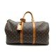 SAC LOUIS VUITTON KEEPALL 50 TOILE MARRON 