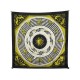 FOULARD HERMES DIES ET HORE SOIE NOIR 