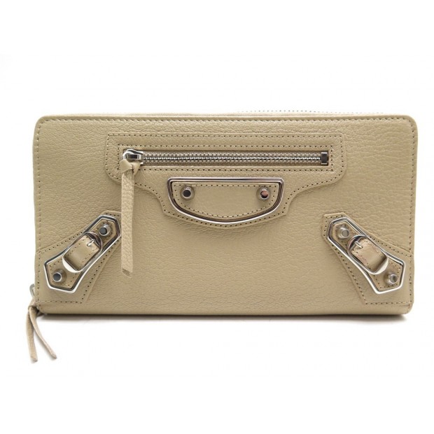 NEUF PORTEFEUILLE BALENCIAGA BEIGE 