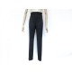 NEUF PANTALON CHANEL P38740 T 38 M EN LAINE NOIR NEW BLACK WOOL TROUSERS 1600€