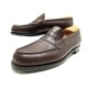 NEUF CHAUSSURES JM WESTON MOCASSINS 180 8C 42 CUIR MARRON + EMBAUCHOIRS 695€