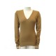 NEUF PULL LORO PIANA 40 IT 36 FR S EN CACHEMIRE VICUNA CAMEL NEW SWEATER 1300€