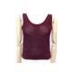 NEUF DEBARDEUR YVES SAINT LAURENT T38 M EN LAINE BORDEAUX HAUT TSHIRT TOP 890€