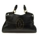 SAC A MAIN CARTIER MARCELLO XL EN CUIR GRAINE NOIR LACK LEATHER HAND BAG 1700€