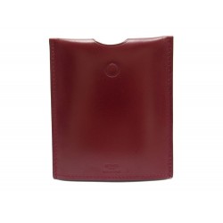 NEUF LAMPE DE POCHE HERMES IN THE POCKET CUIR BOX ROUGE H 1