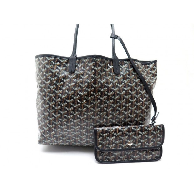 sac a main goyard saint louis pm toile noir