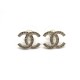 BOUCLE OREILLE CHANEL PETIT MODELE CC DORE 1