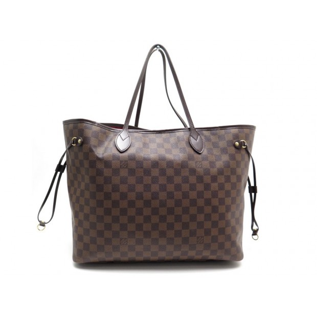 SAC A MAIN LOUIS VUITTON CABAS NERVERFULL GM TOILE DAMIER EBENE HAND BAG 1090€