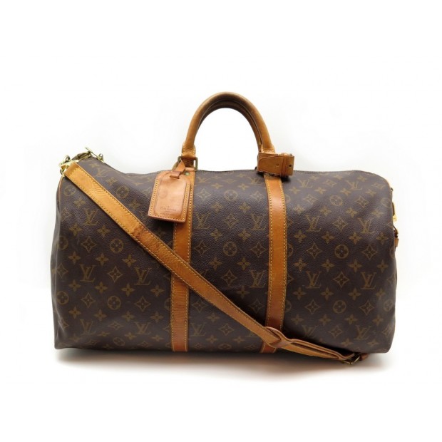 Sacs Louis Vuitton Keepall Marron d'occasion