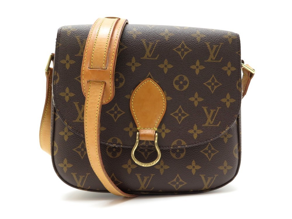 Brown Louis Vuitton Monogram Saint Cloud GM Crossbody Bag