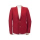 NEUF VESTE YVES SAINT LAURENT TOM FORD M 38 EN LAINE VIERGE ROUGE 