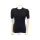 TSHIRT PRADA PULL P26225 40 IT 36 FR S CACHEMIRE SOIE NOIR CASHMERE SILK 690€