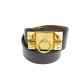 VINTAGE CEINTURE HERMES MEDOR CUIR BOX NOIR 70 