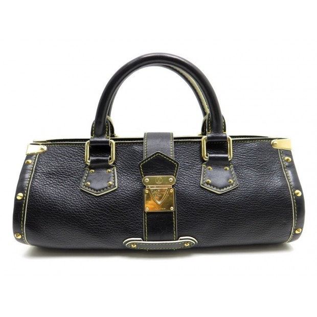 SAC A MAIN LOUIS VUITTON L EPANOUI PM EN CUIR SUHALI NOIR HAND BAG PURSE 3000€