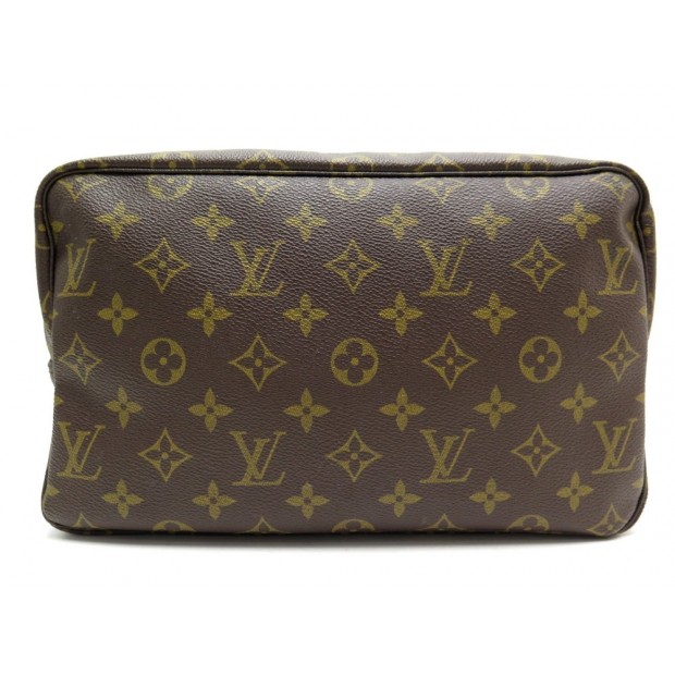 Auth Louis Vuitton Monogram Trousse Toilette 28 M47522 Women's Pouch