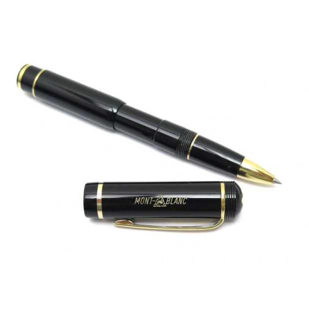 STYLO MONTBLANC ROLLER ANNIVERSARY 100 YEARS RESINE NOIRE ED LIMITTEE 