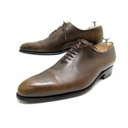CHAUSSURES JM WESTON RICHELIEU CYCLISTE FLORE ONE CUT 402 7D 41 CUIR SHOES 775€
