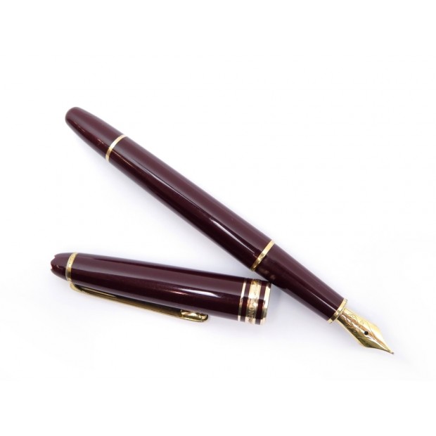 STYLO PLUME MONTBLANC MEISTERSTUCK CLASSIQUE DORE BORDEAUX FOUNTAIN PEN 505€