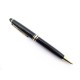 STYLO BILLE MONTBLANC MEISTERSTUCK CLASSIQUE DORE 10883 EN RESINE NOIR PEN 360€