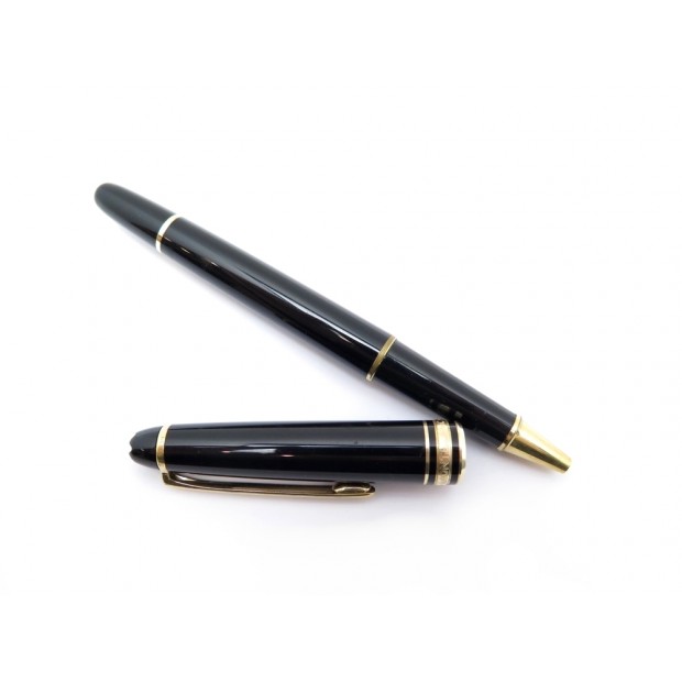 STYLO BILLE MONTBLANC MEISTERSTUCK CLASSIQUE 12890 DORE ROLLERBALL NOIR PEN 405€