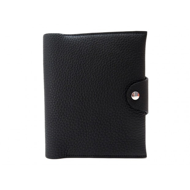 NEUF COUVERTURE CAHIER HERMES ULYSSE NEO PM H074232CK TOGO NOIR + RECHARGE 455€