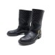 CHAUSSURES LOUIS VUITTON 40 IT 41 FR BOTTINES MOTARD CUIR MONOGRAM BOOTS 1100€