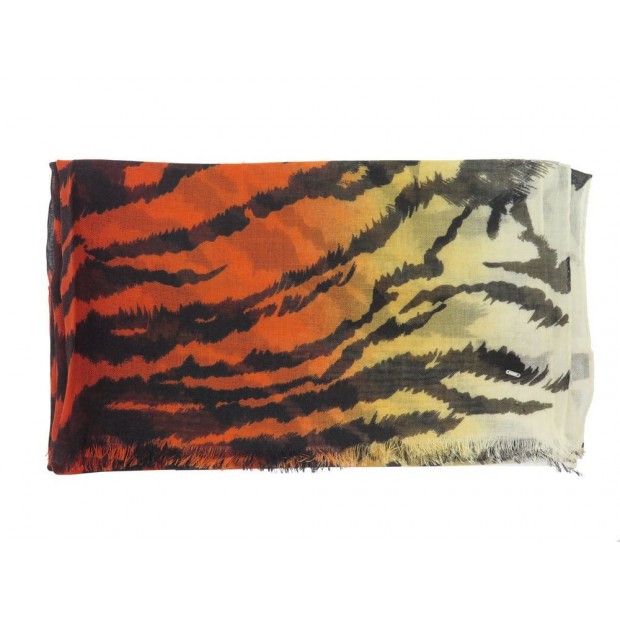 ETOLE SAINT LAURENT TIGRE 411701 80X250CM EN LAINE & SOIE MULTICOLORE SCARF 495€