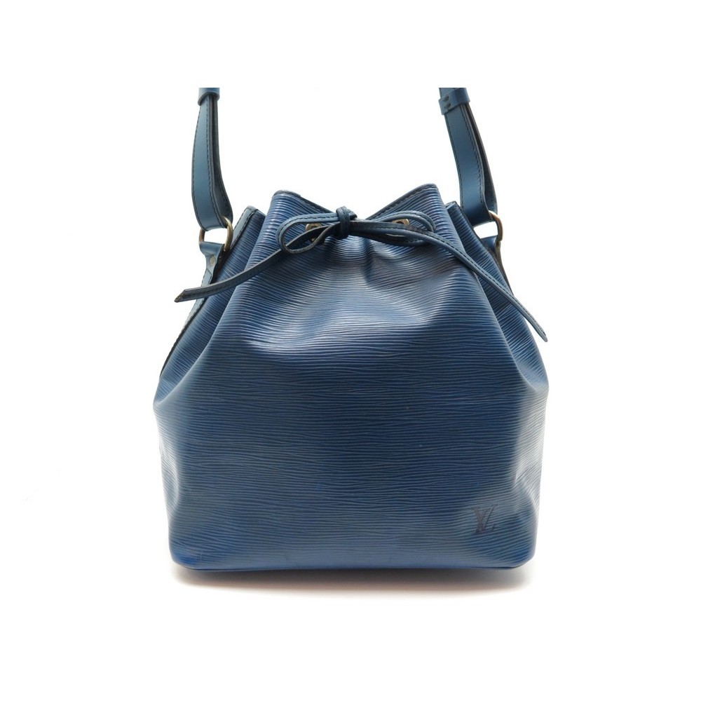 sac a main louis vuitton cluny mm cuir epi bleu anse