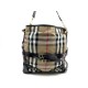 NEUF SAC A MAIN BURBERRY GOSFORD HOBO MEDIUM TOILE TARTAN ET CUIR NOIR BAG 1210€