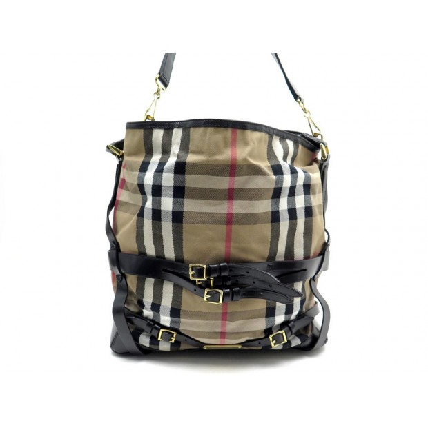 SAC BURBERRY TOILE ET CUIR 1