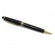 NEUF STYLO BILLE MONTBLANC MEISTERSTUCK CLASSIQUE DORE 10883 EN RESINE NOIR 360€