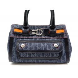 NEUF SAC A MAIN DIOR LIGNE DE VOL BLEU DENIM MONOGRAMME