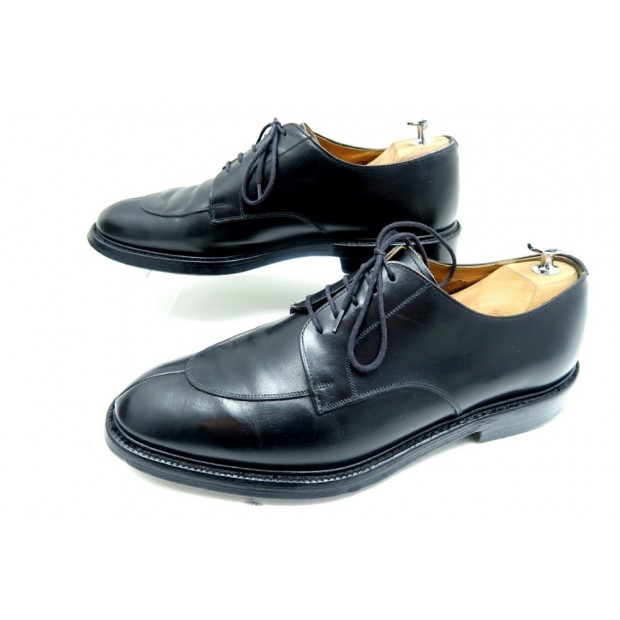 CHAUSSURES CHURCH'S DERBY DEMI CHASSE 7F 41 EN CUIR NOIR LEATHER SHOES 510€