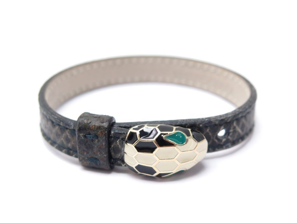 bracelet bulgari cuir