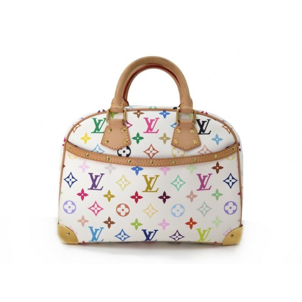 LOUIS VUITTON - Sac à main modèle Trouville – En toile e…