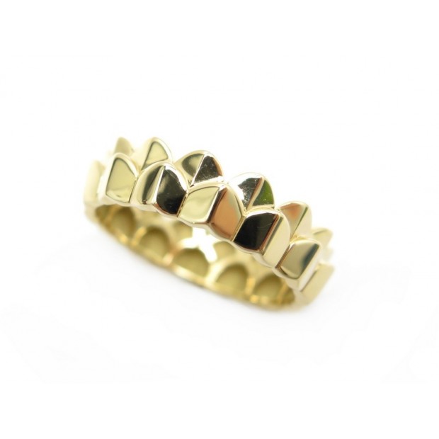 NEUF BAGUE FRED UNE ILE D'OR 2 RANGS 56 EN OR JAUNE 18K + BOITE GOLD RING 1750€