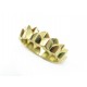 BAGUE FRED UNE ILE D'OR 2 RANGS TAILLE 54 OR JAUNE 18K + BOITE GOLD RING 1750€