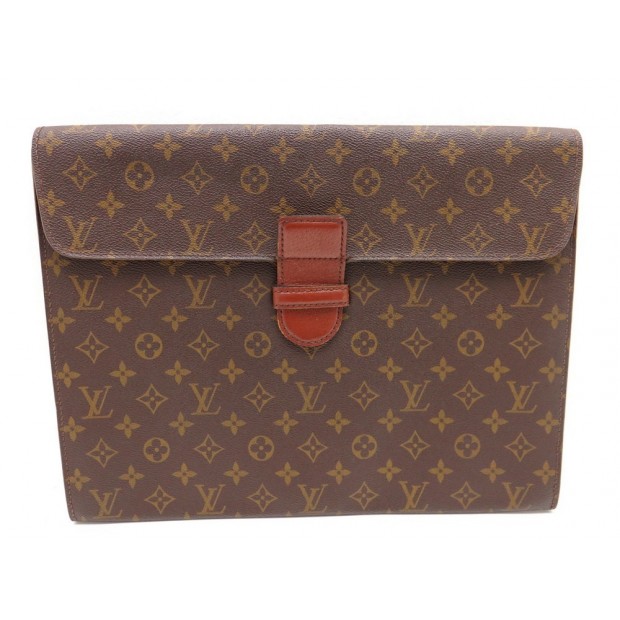 VINTAGE SACOCHE A MAIN LOUIS VUITTON PORTE DOCUMENTS PC TABLETTE MONOGRAM BAG