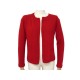 GILET CHANEL CACHEMIRE ROUGE 