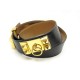 CEINTURE HERMES MEDOR COLLIER DE CHIEN T 88 94 EN CUIR BOX NOIR BOITE BELT 1780€