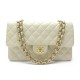 SAC A MAIN CHANEL CLASSIQUE TIMELESS BANDOULIERE CUIR MATELASSE CREME BAG 5150€