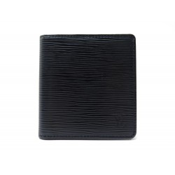 NEUF PORTEFEUILLE LOUIS VUITTON SLENDER EN CUIR EPI NOIR PORTE CARTE WALLET 425€